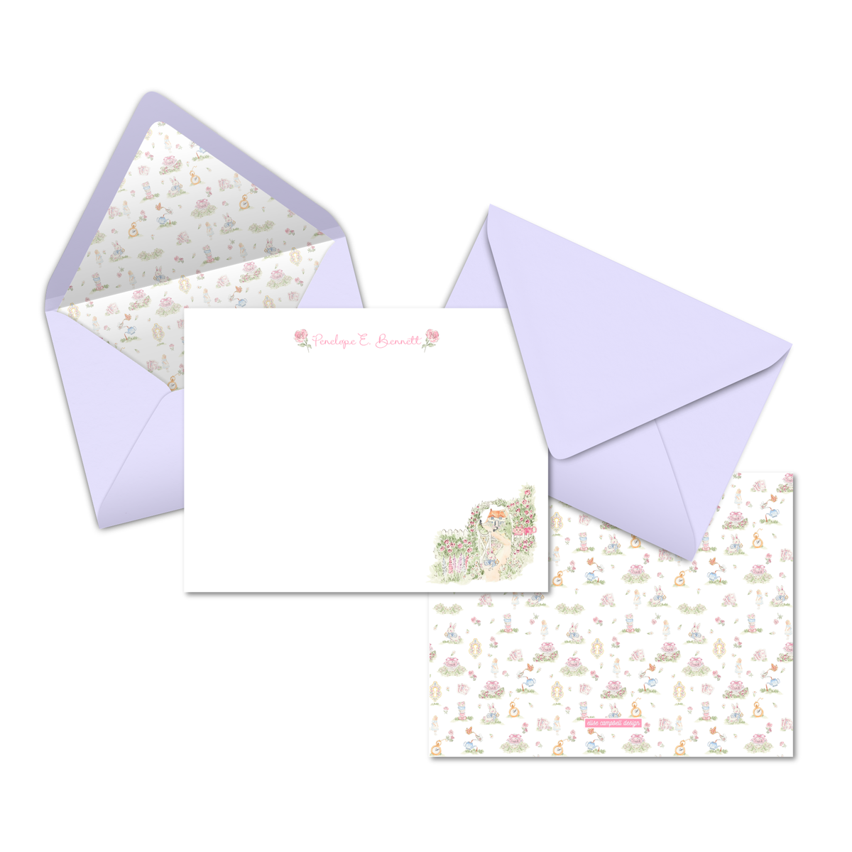 Garden Gate Notecard