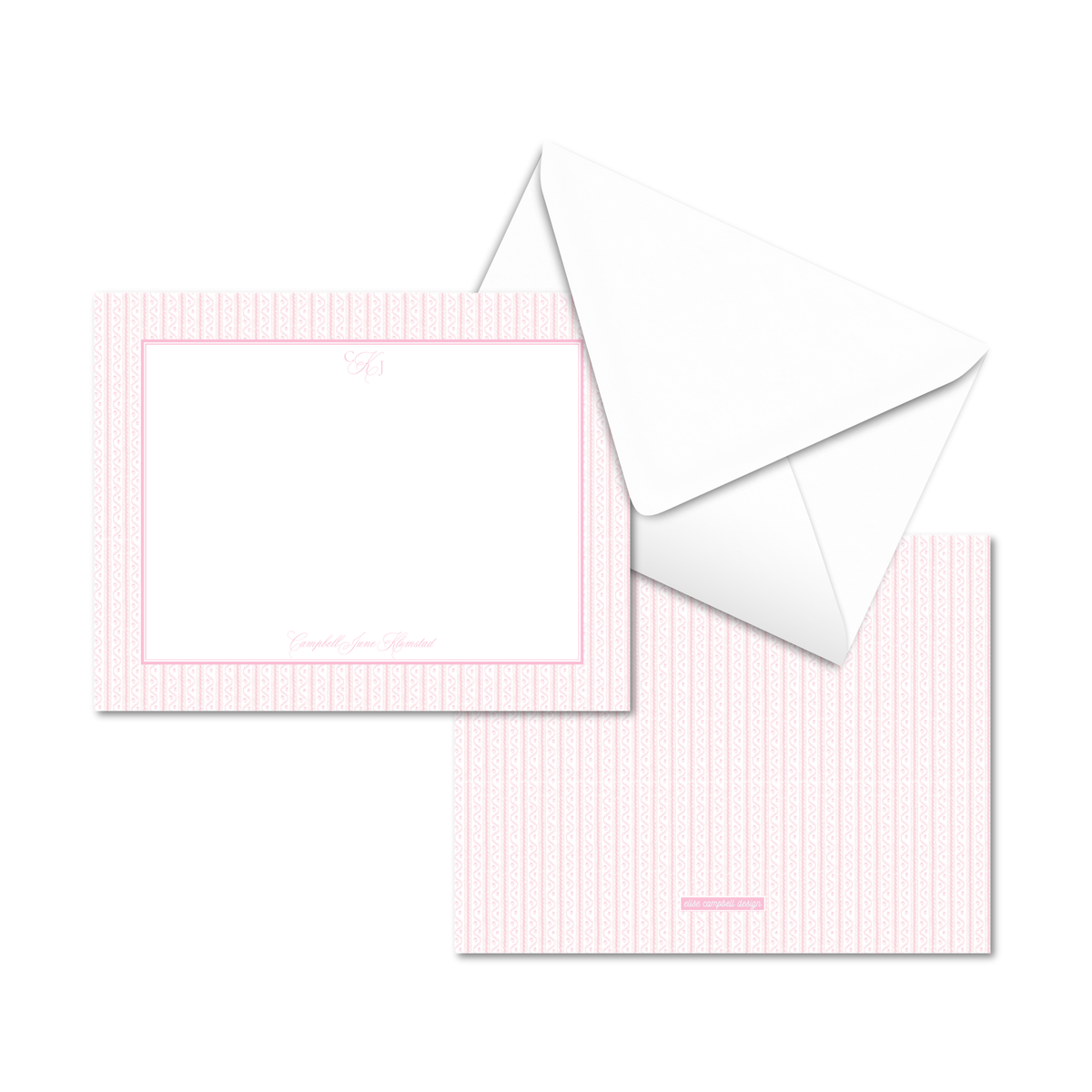 Ribbon Stripe Notecards