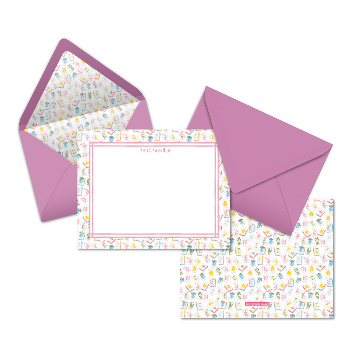 Lucky Tile Notecard