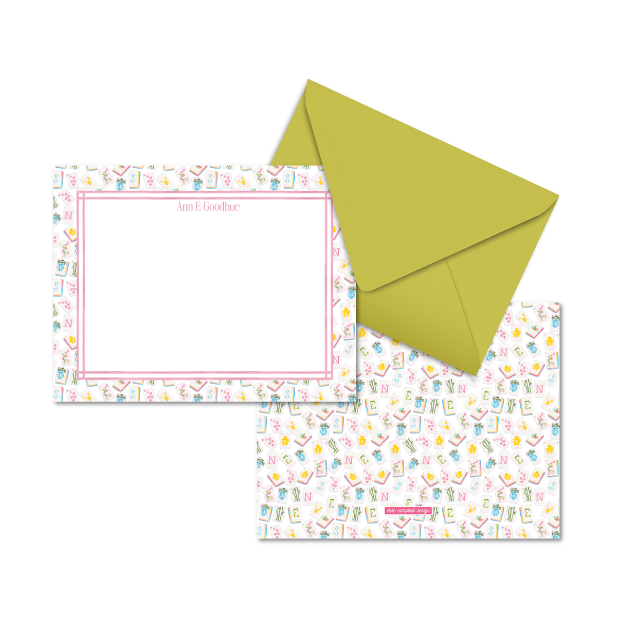 Lucky Tile Notecard