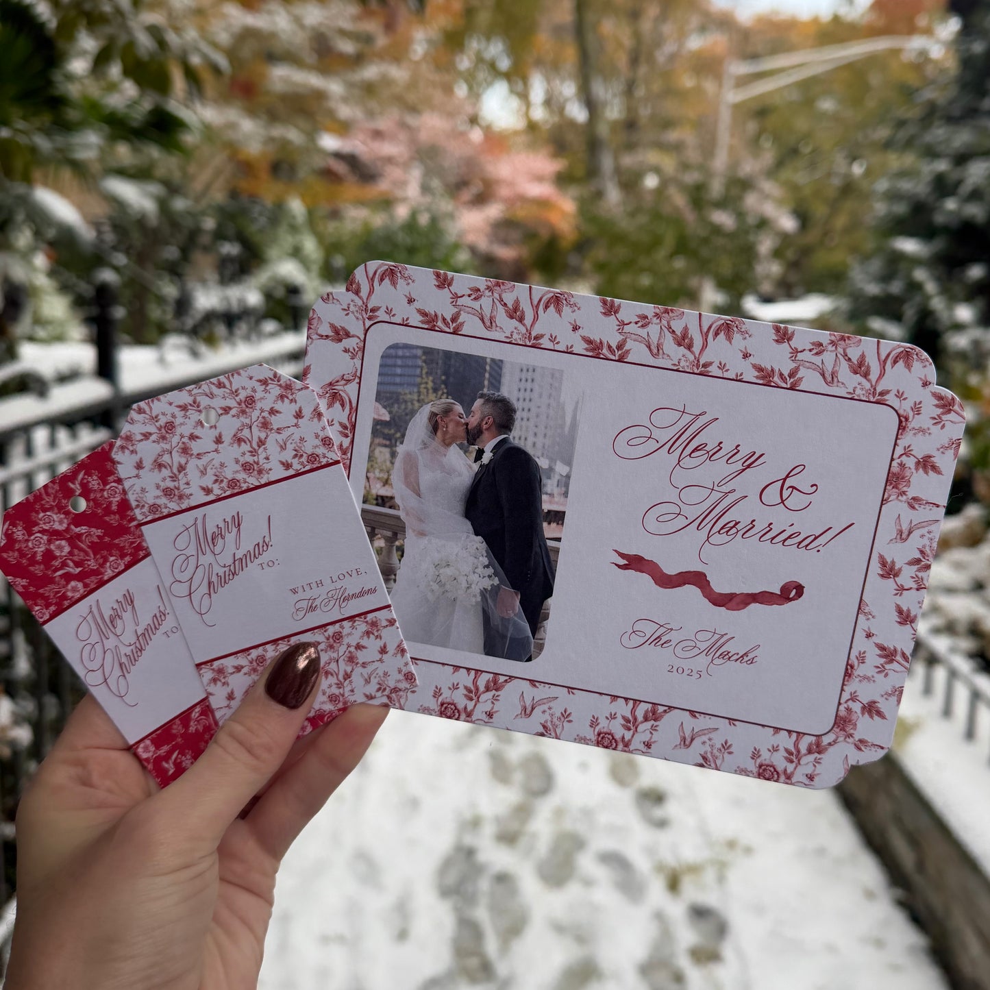 Altgeld Holiday Card | Horizontal | Crimson