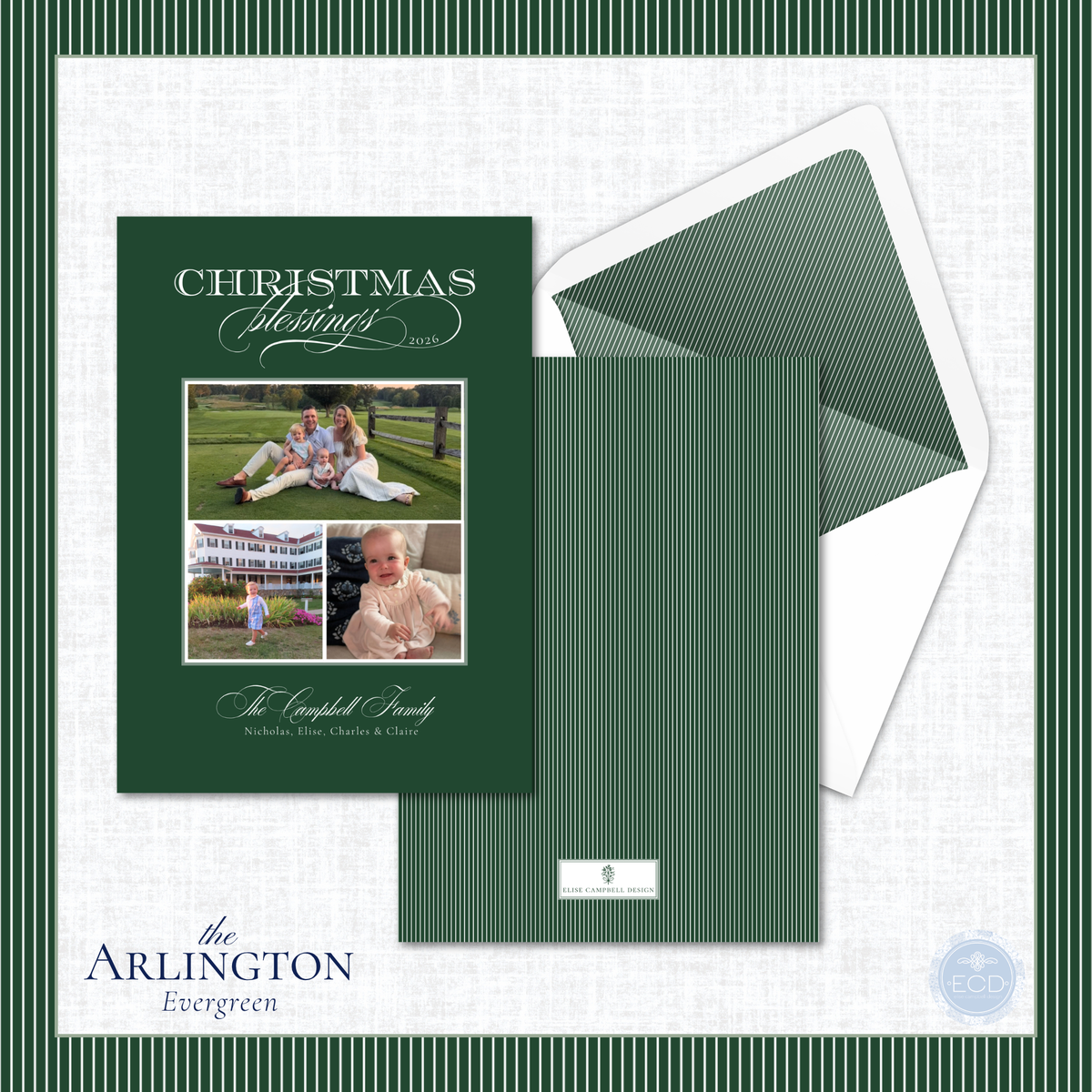 Arlington Holiday Card | Vertical