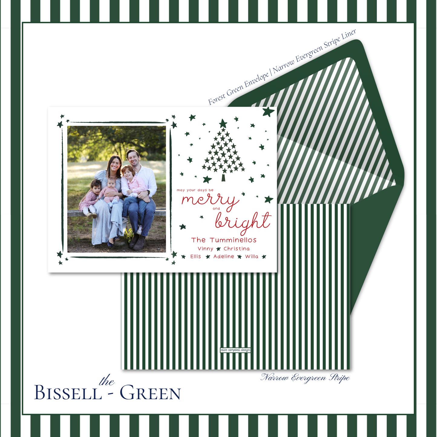 Bissell Holiday Card | Horizontal | Green