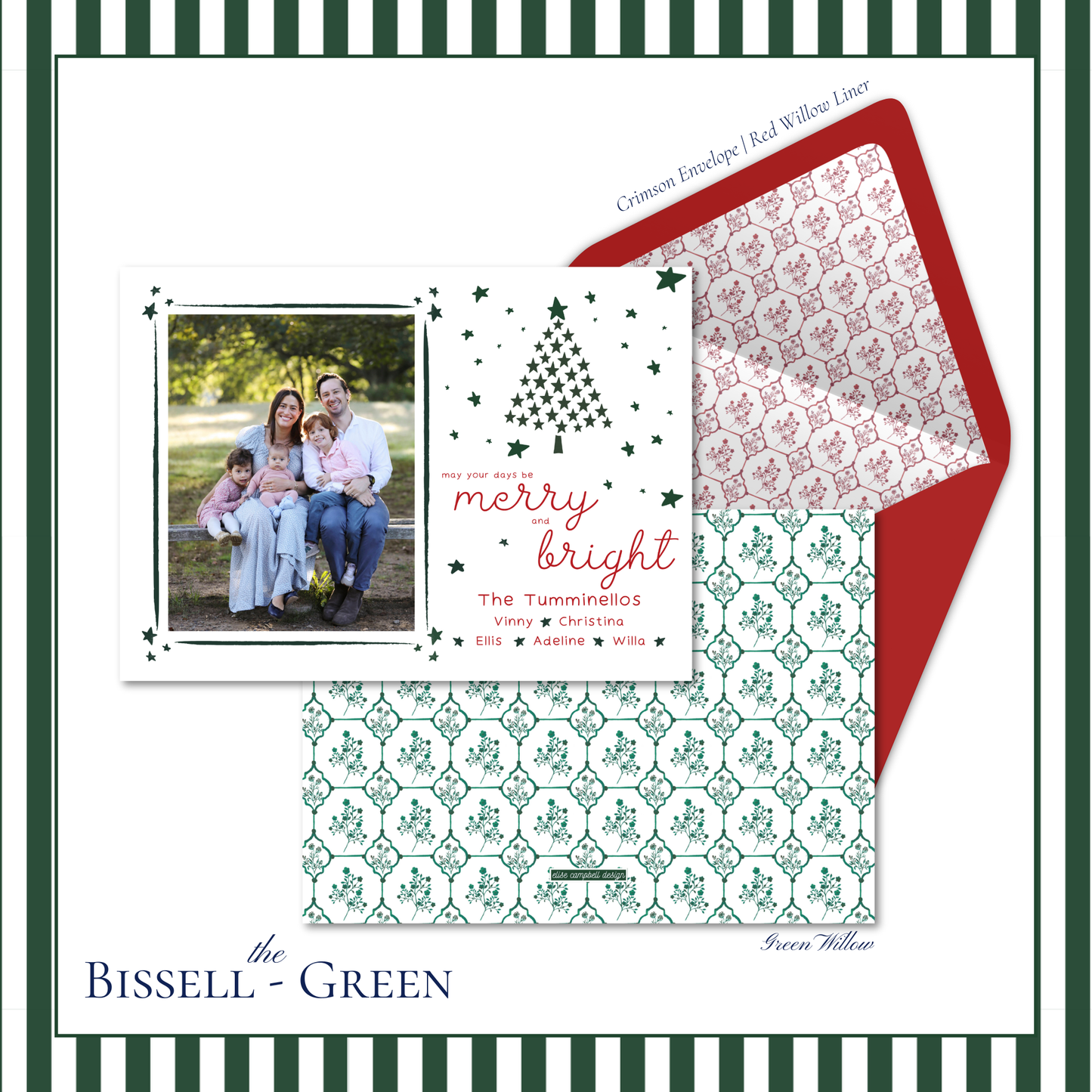 Bissell Holiday Card | Horizontal | Green