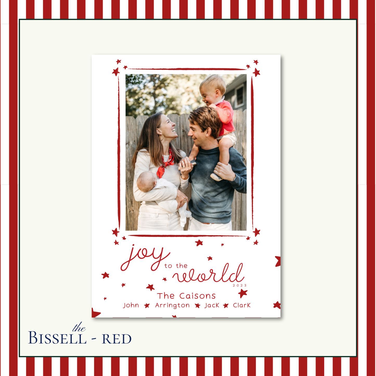 Bissell Holiday Card | Vertical | Red