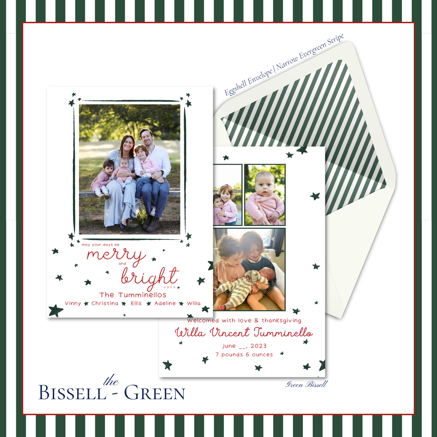 Bissell Holiday Card | Vertical | Green