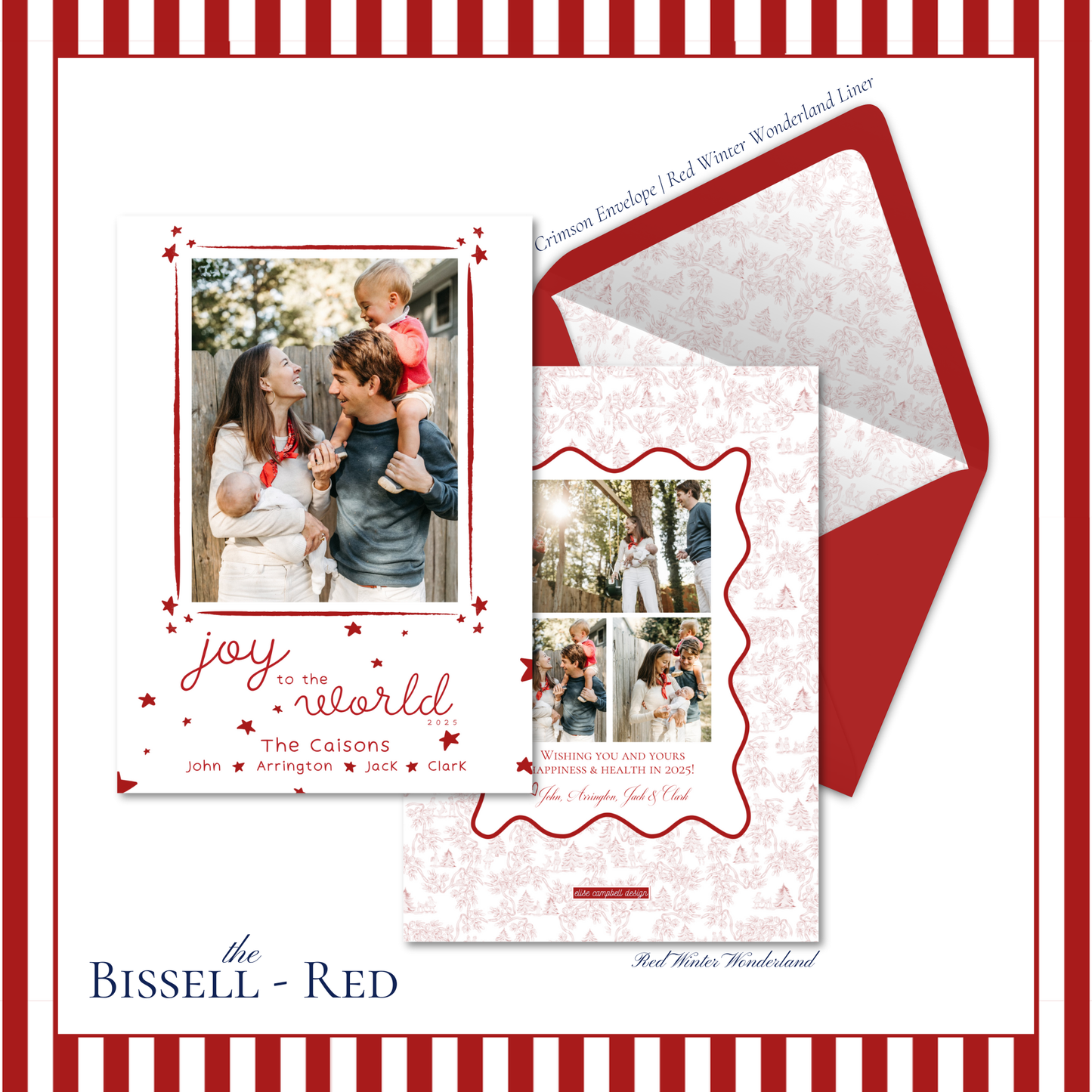 Bissell Holiday Card | Vertical | Red