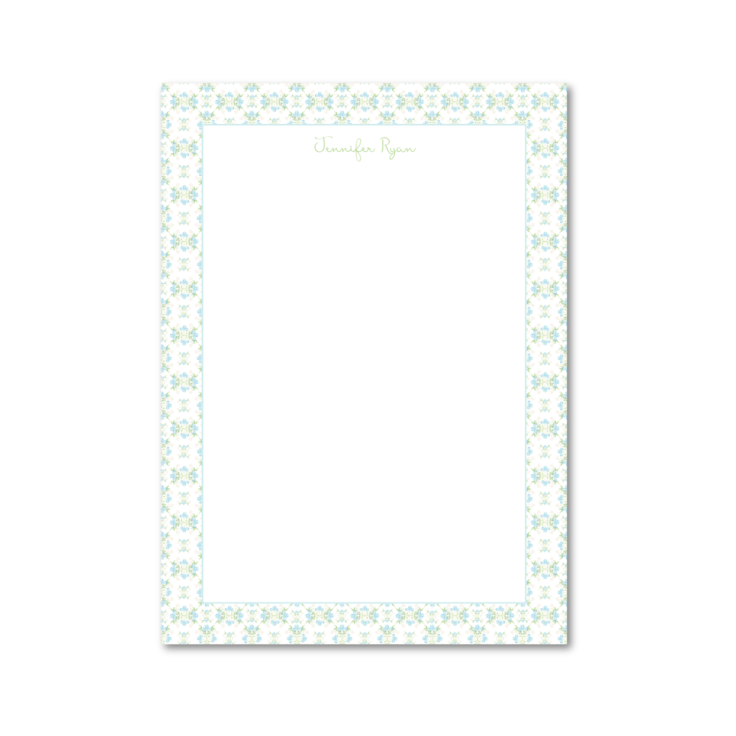 Blue Harbor Tile | Custom 5x7 Notepad