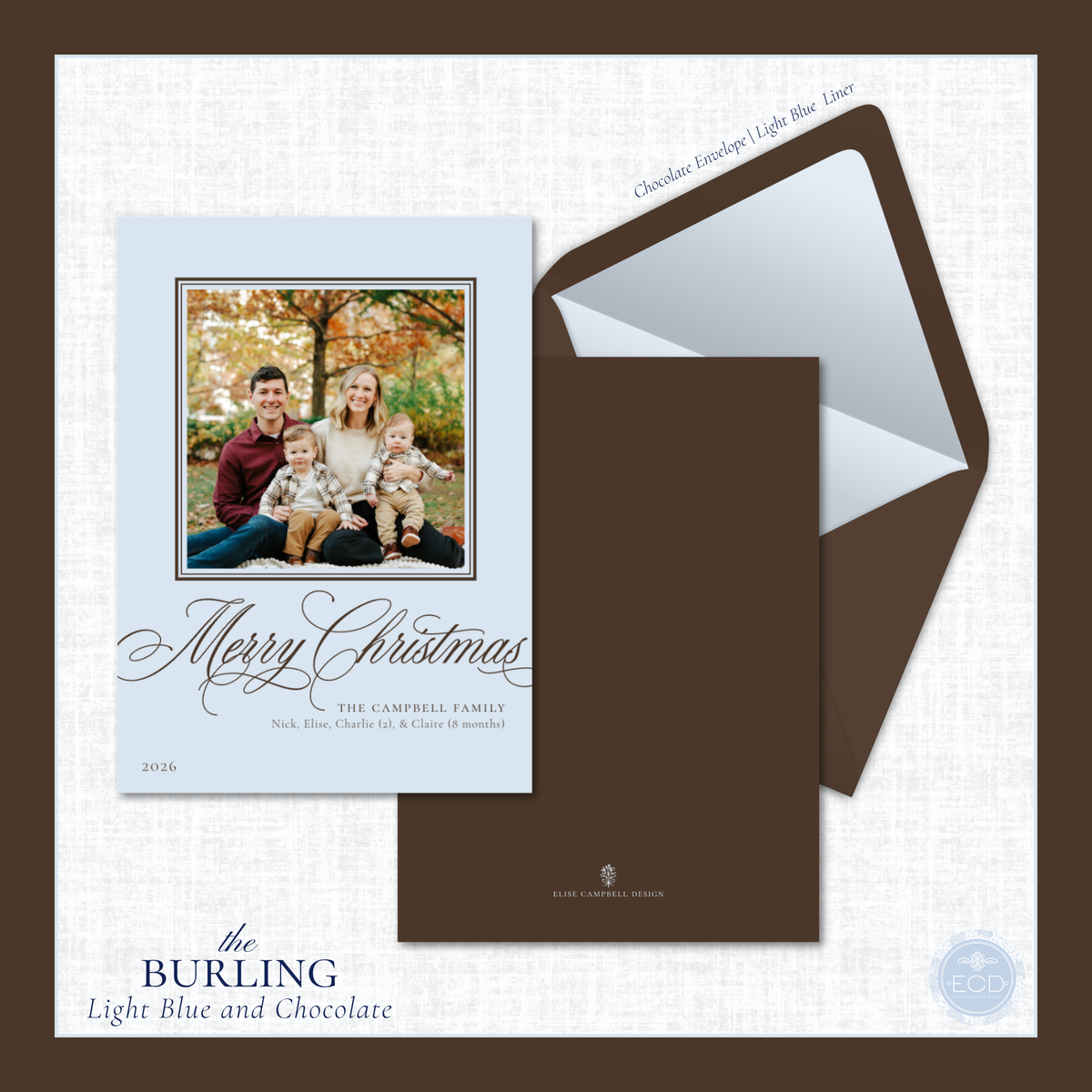 Burling Holiday Card | Vertical