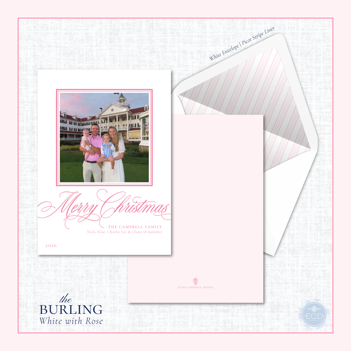 Burling Holiday Card | Vertical