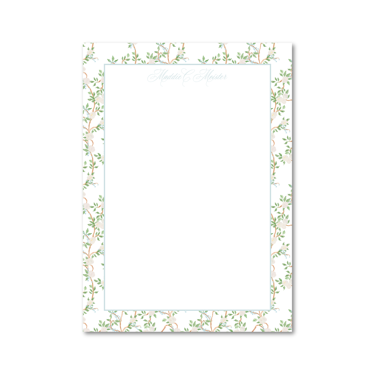 Chinoiserie Blossom | Custom 5x7 Notepad