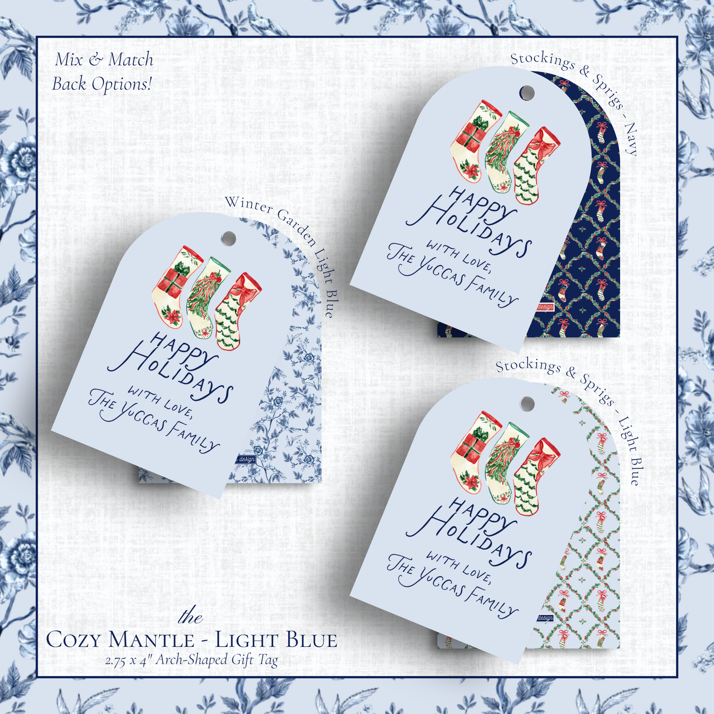 Cozy Mantle Gift Tags