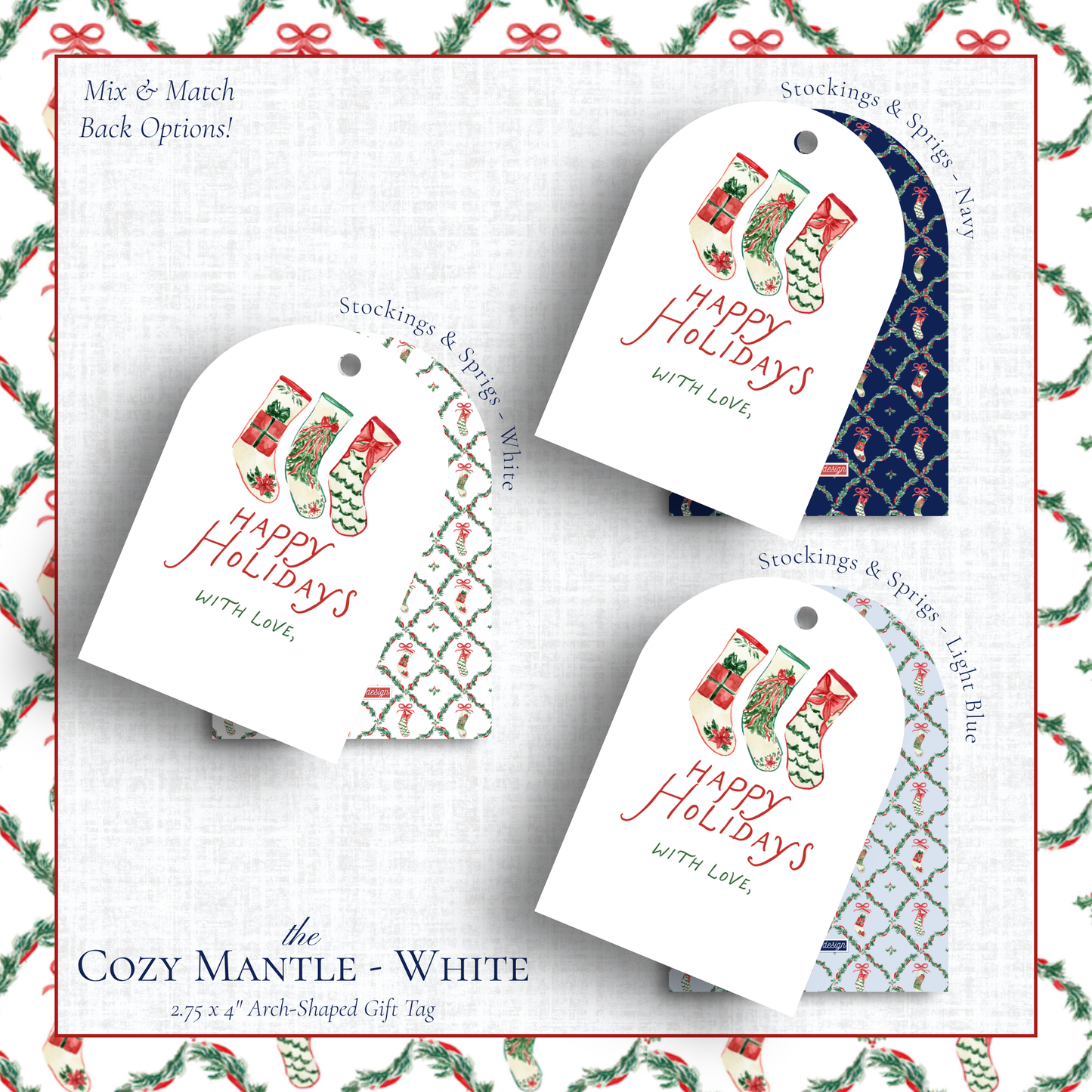 Cozy Mantle Gift Tags