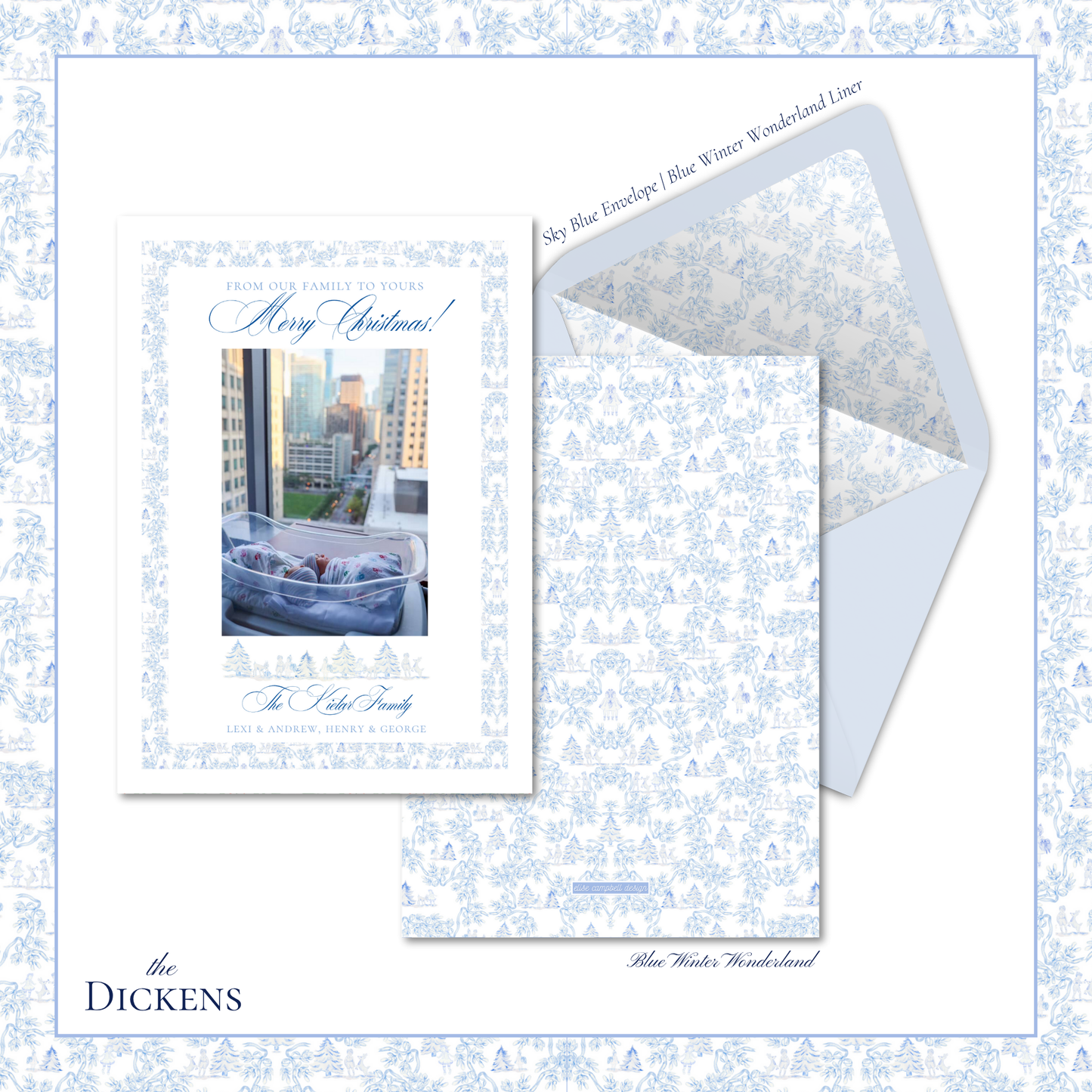 Dickens Holiday Card | Vertical