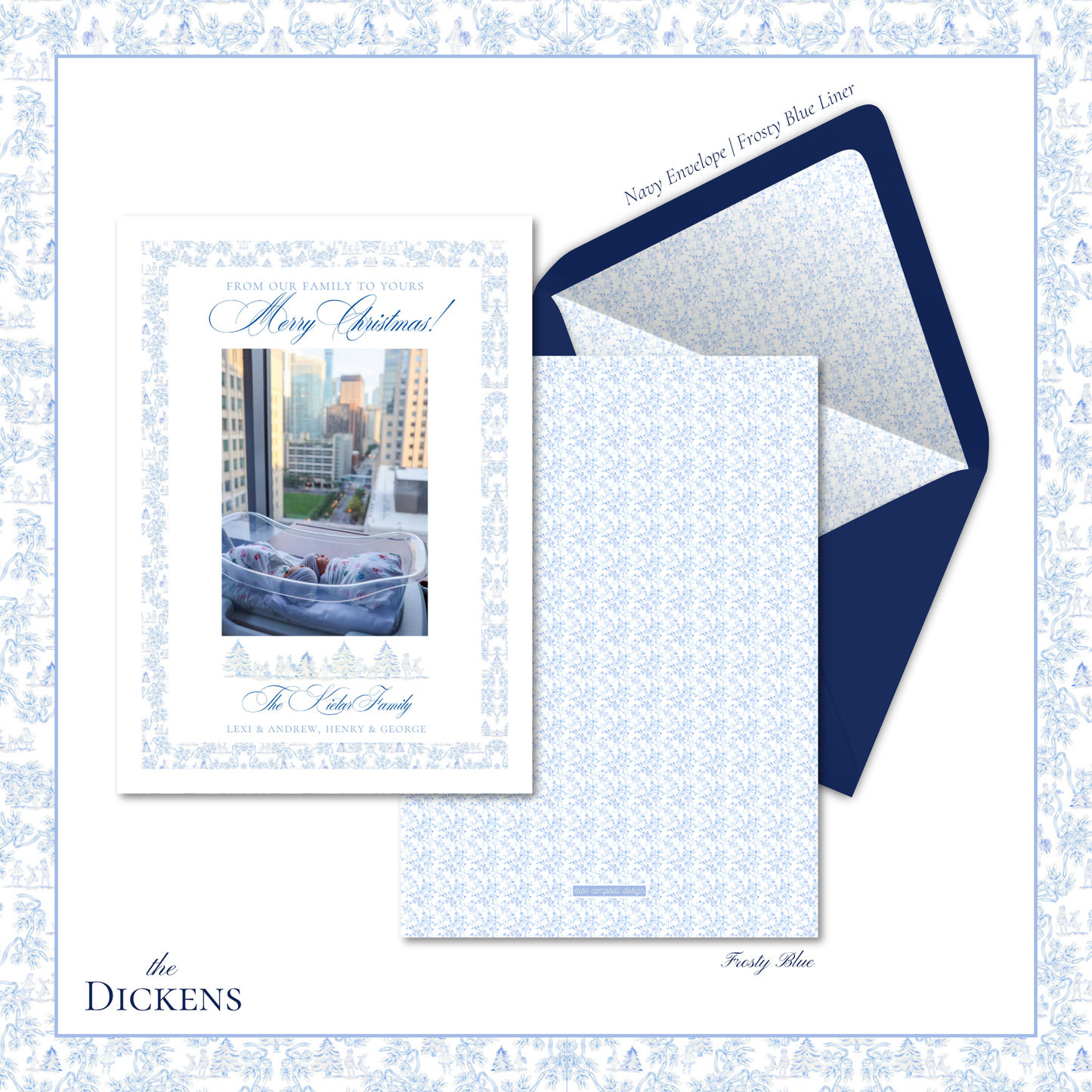 Dickens Holiday Card | Vertical