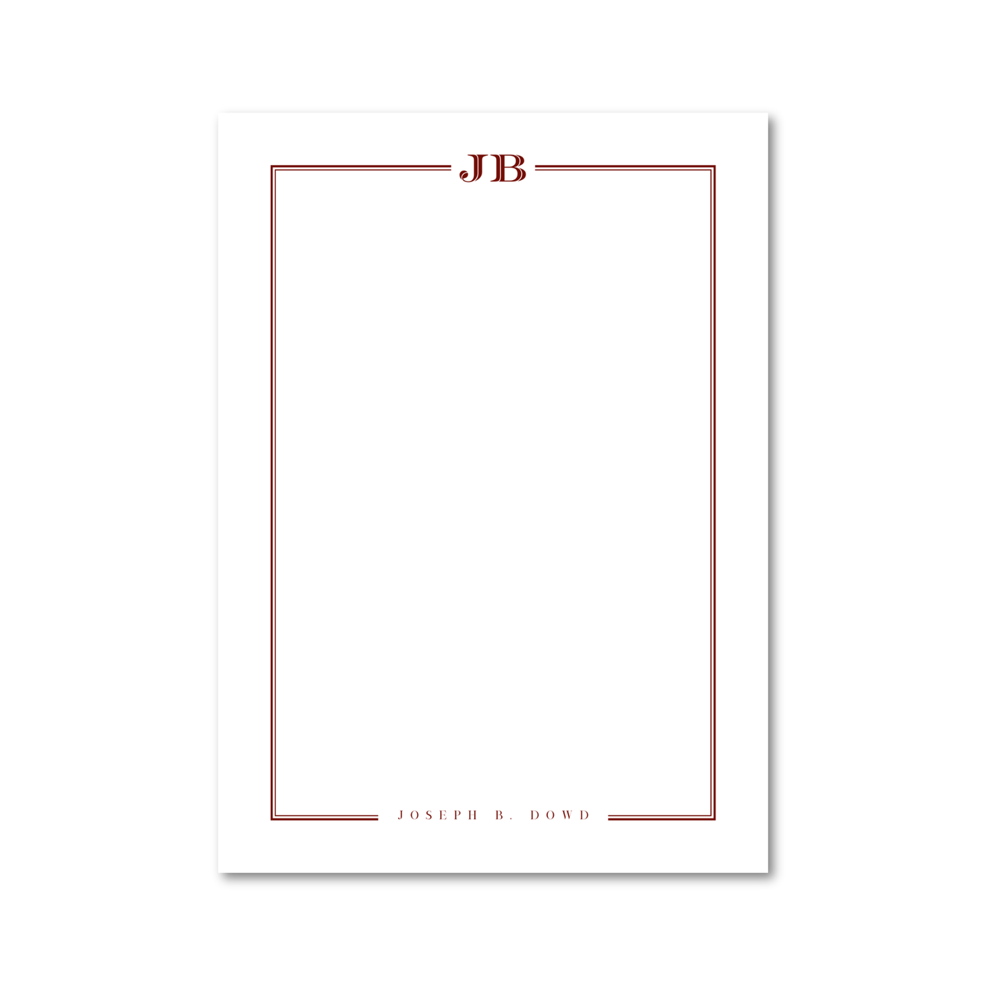 Double Border | 5x7 Custom Notepads