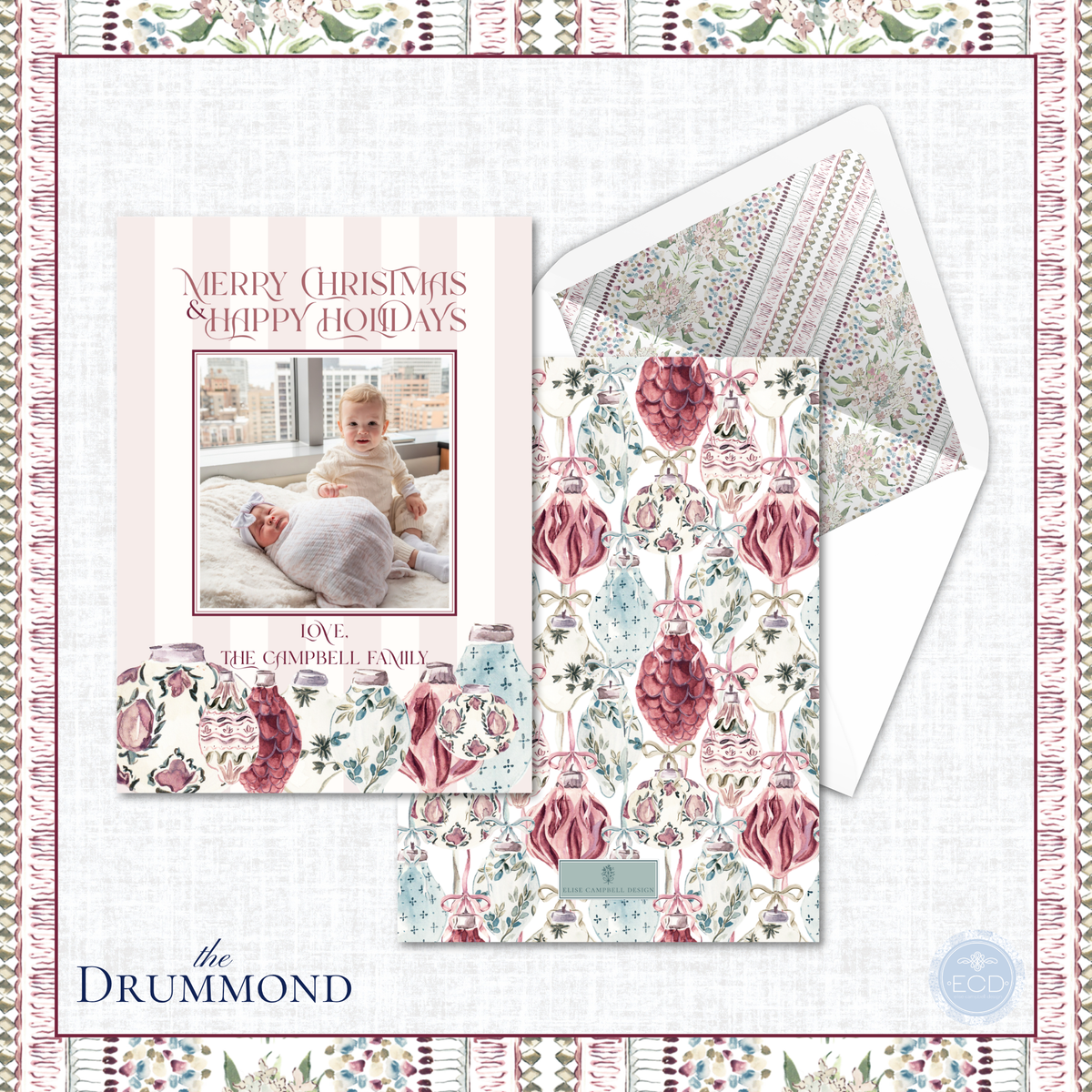 Drumond Holiday Card | Vertical