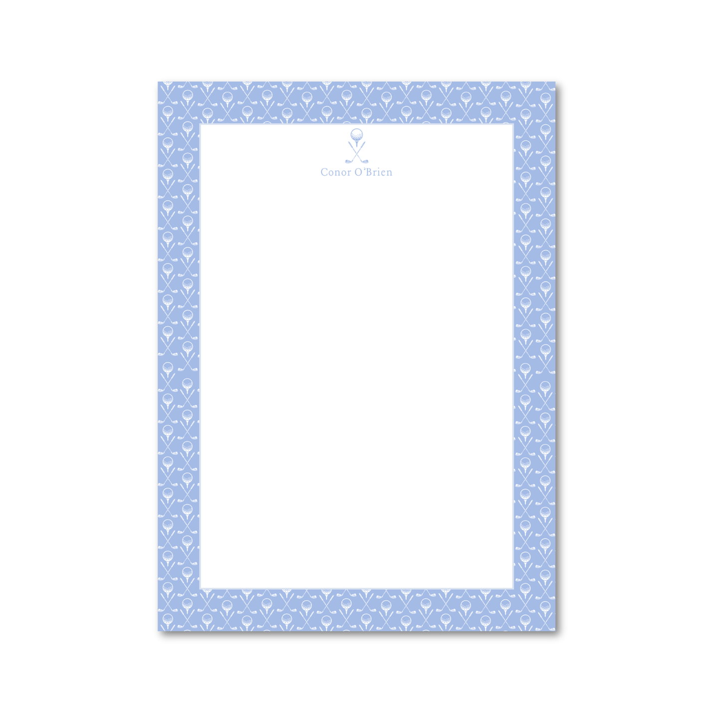 Tee Time | 5x7 Custom Notepads