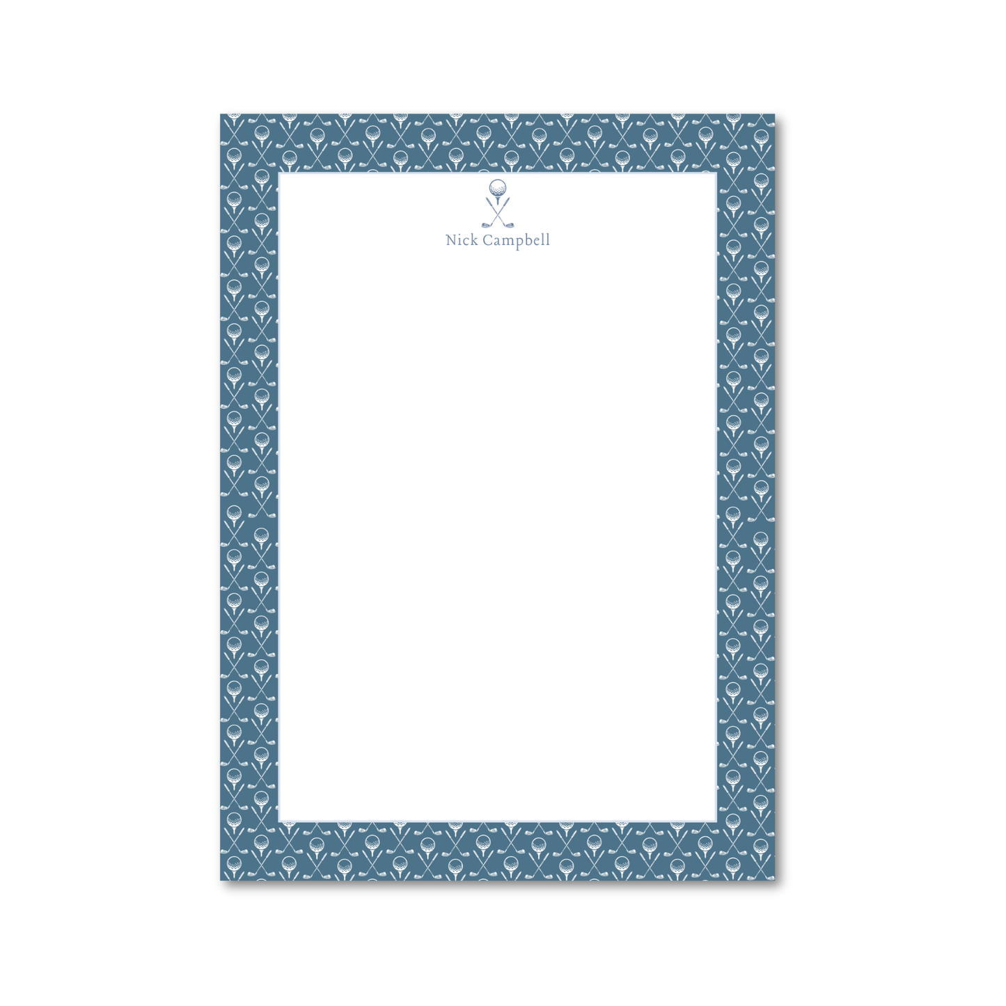 Tee Time | 5x7 Custom Notepads