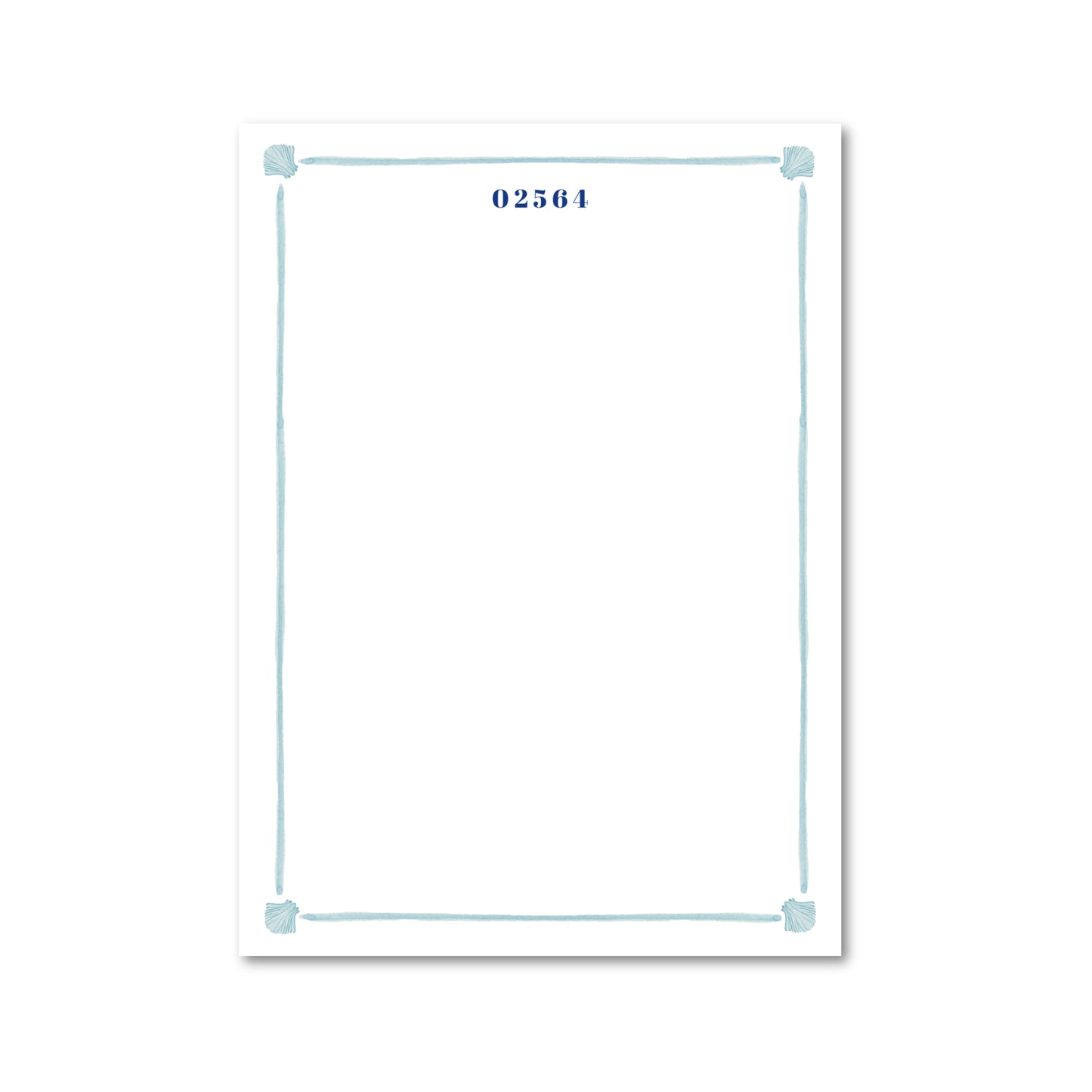 Harbor Shells | Custom 5x7 Notepad