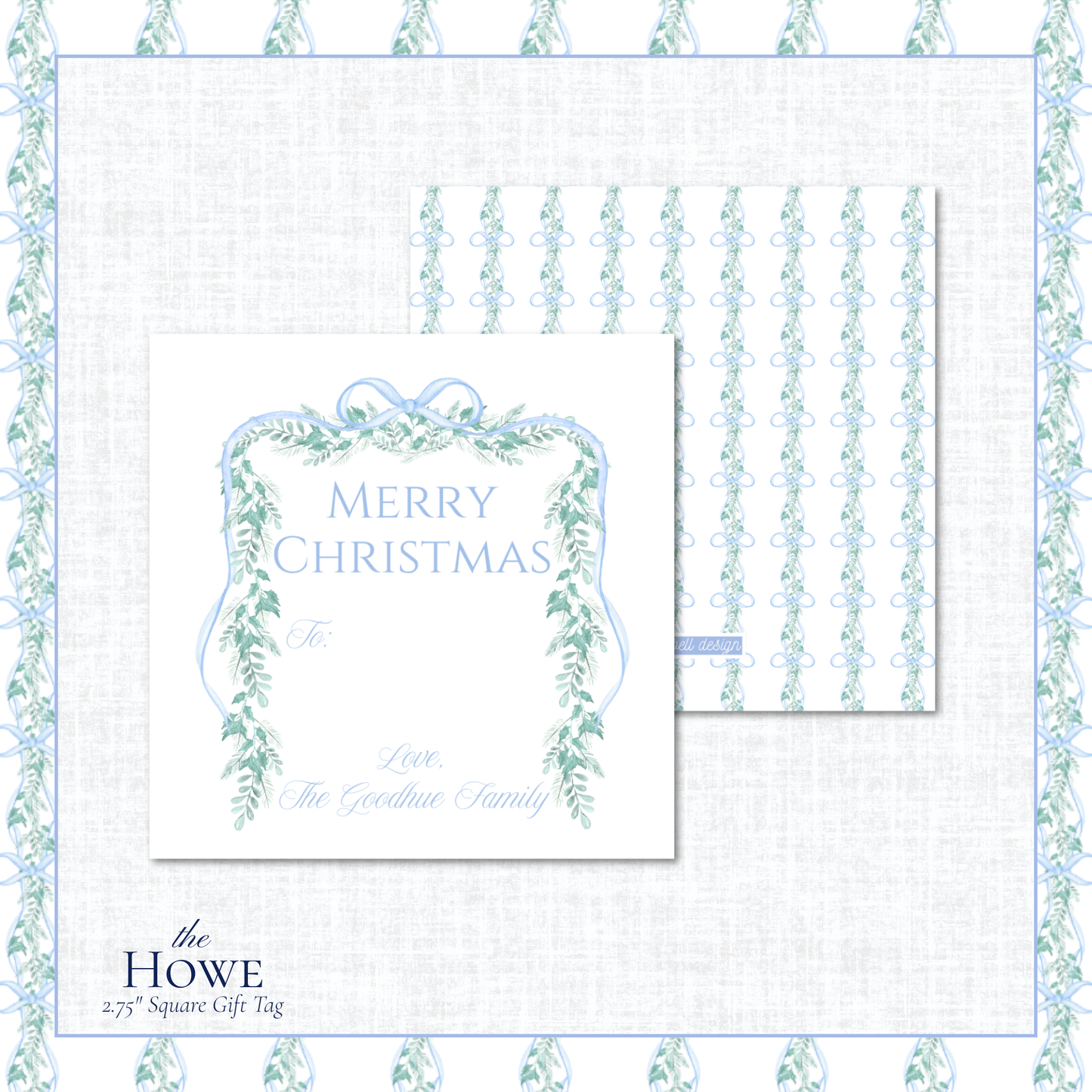 Howe Gift Tag - Square