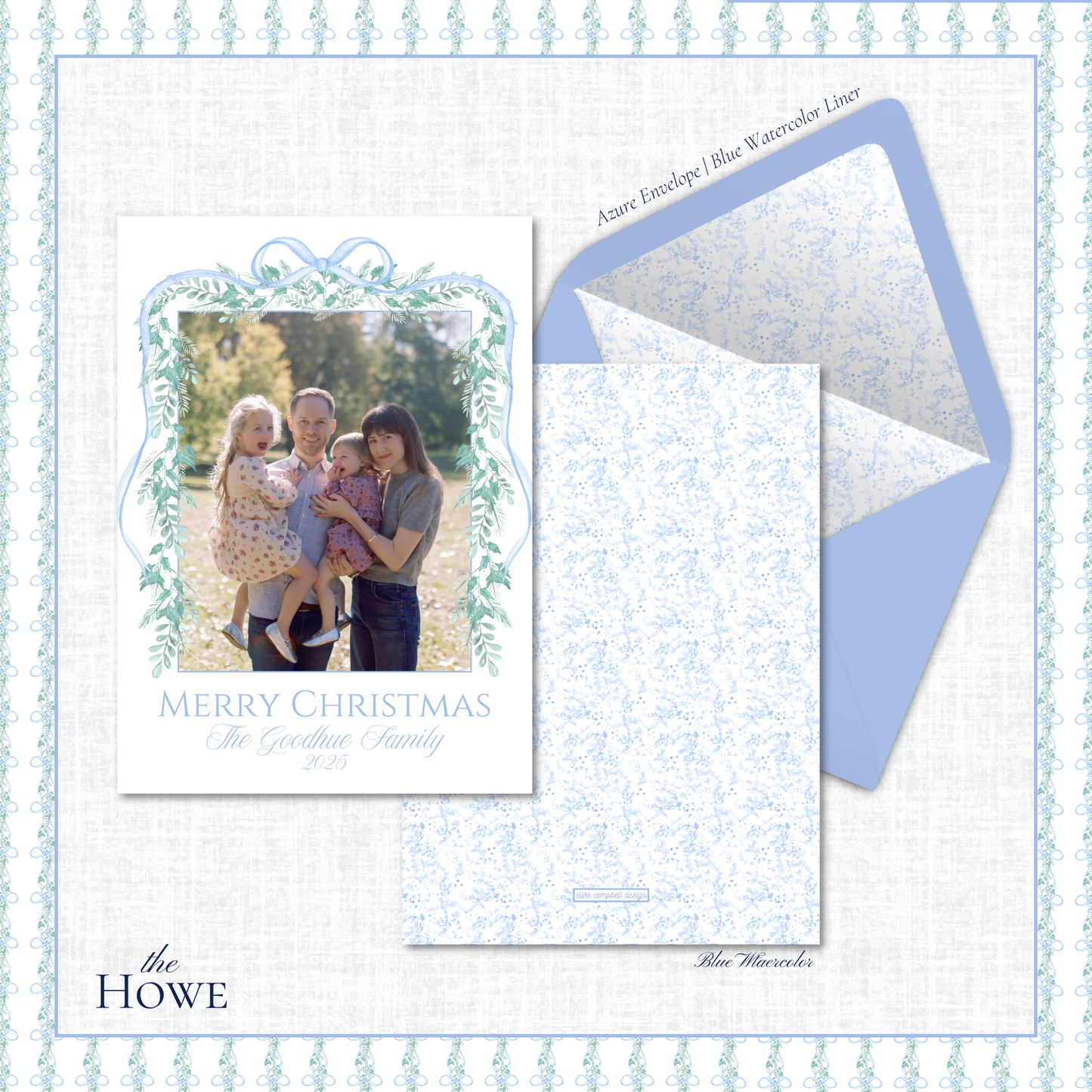 Howe Holiday Card | Vertical