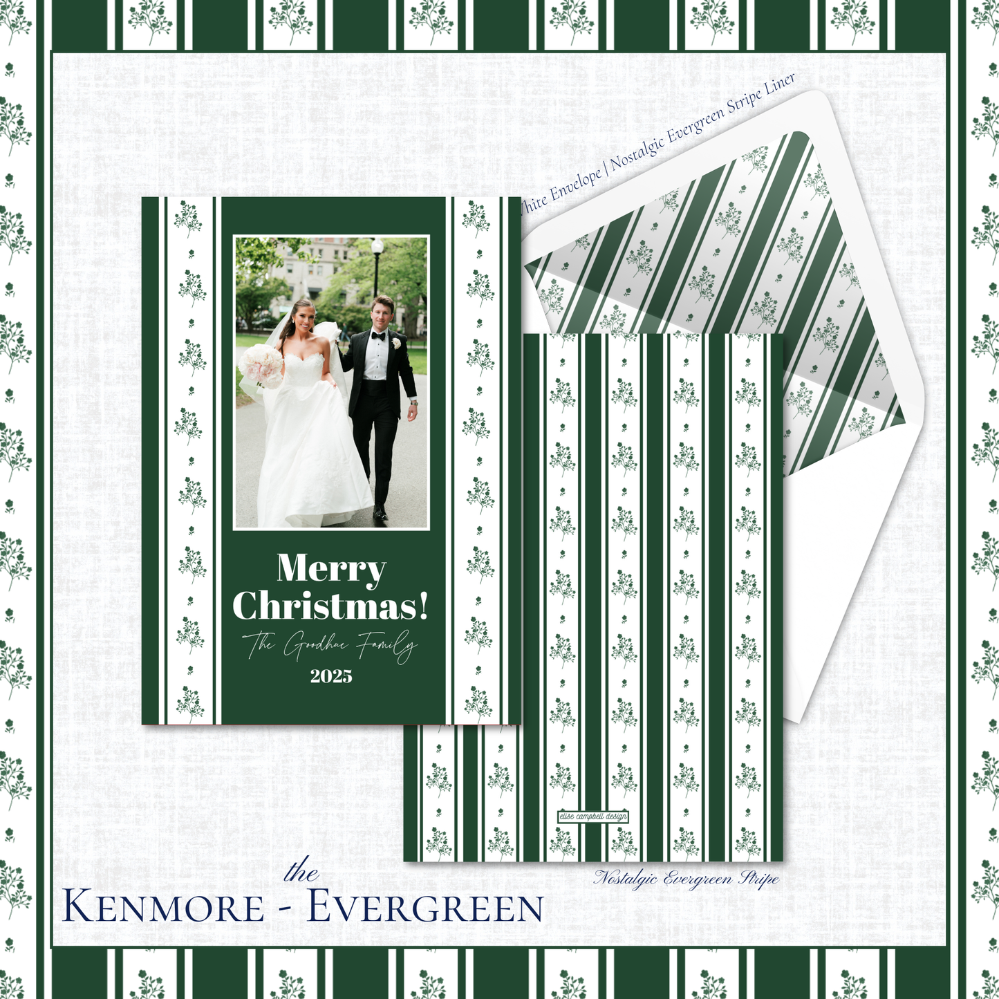 Kenmore Holiday Card | Vertical | Evergreen