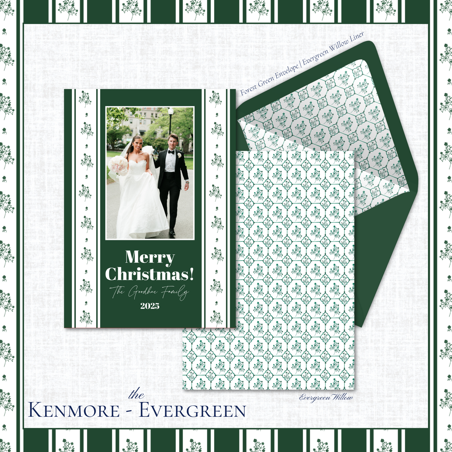 Kenmore Holiday Card | Vertical | Evergreen