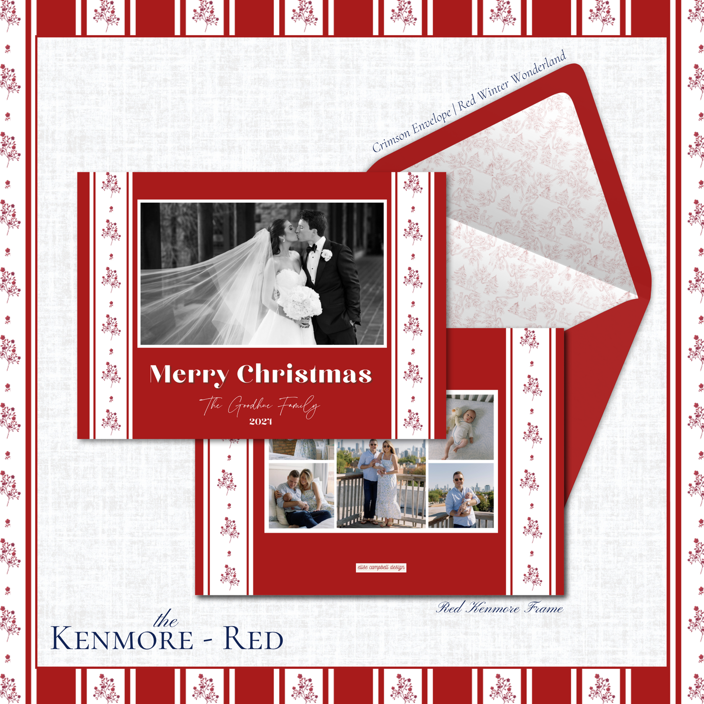 Kenmore Holiday Card | Horizontal | Red
