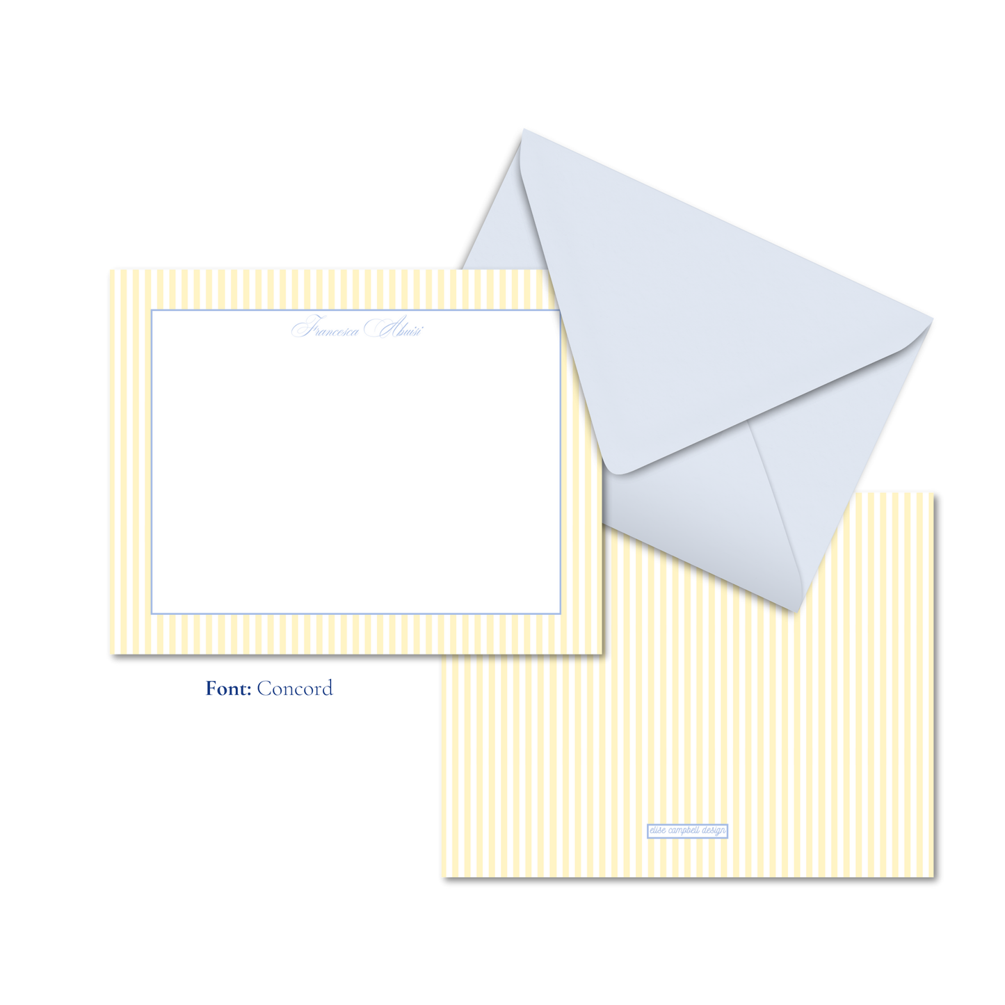 Newport Stripe Notecards