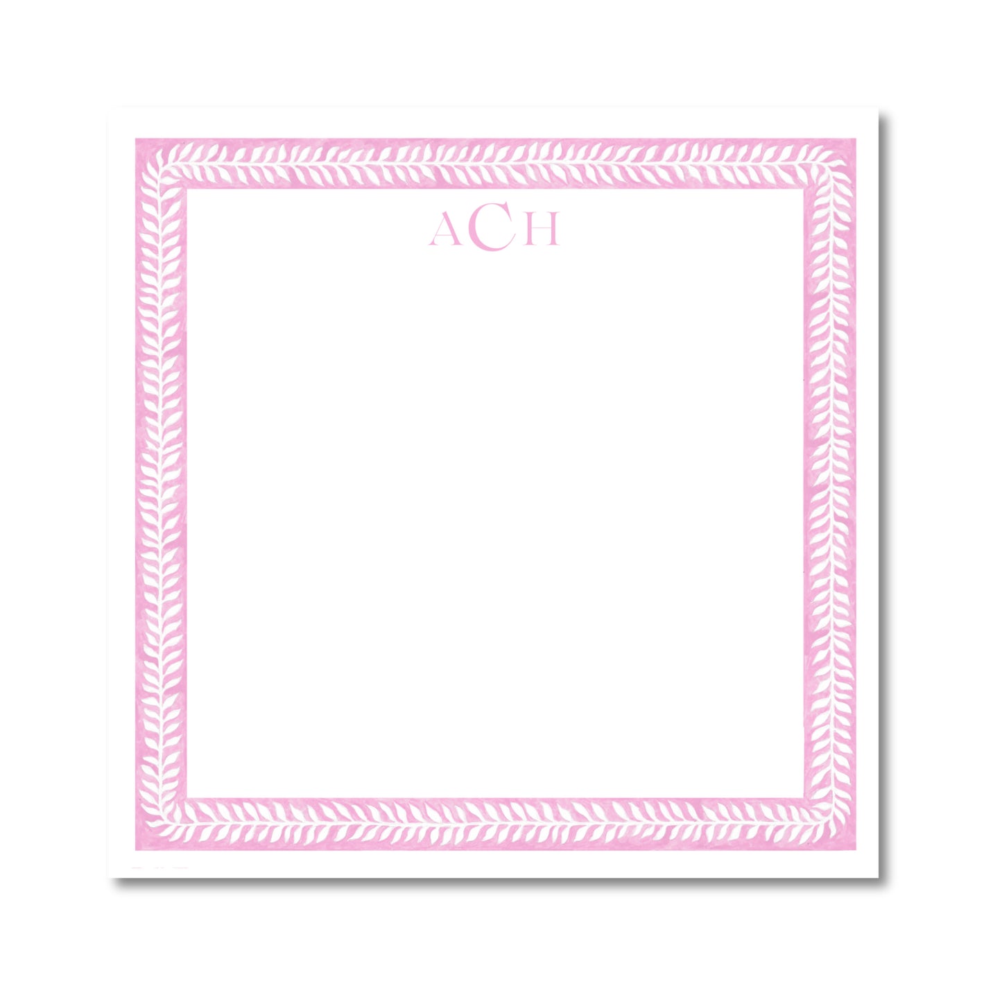 Palm Beach Border | Custom 5.5" Notepad