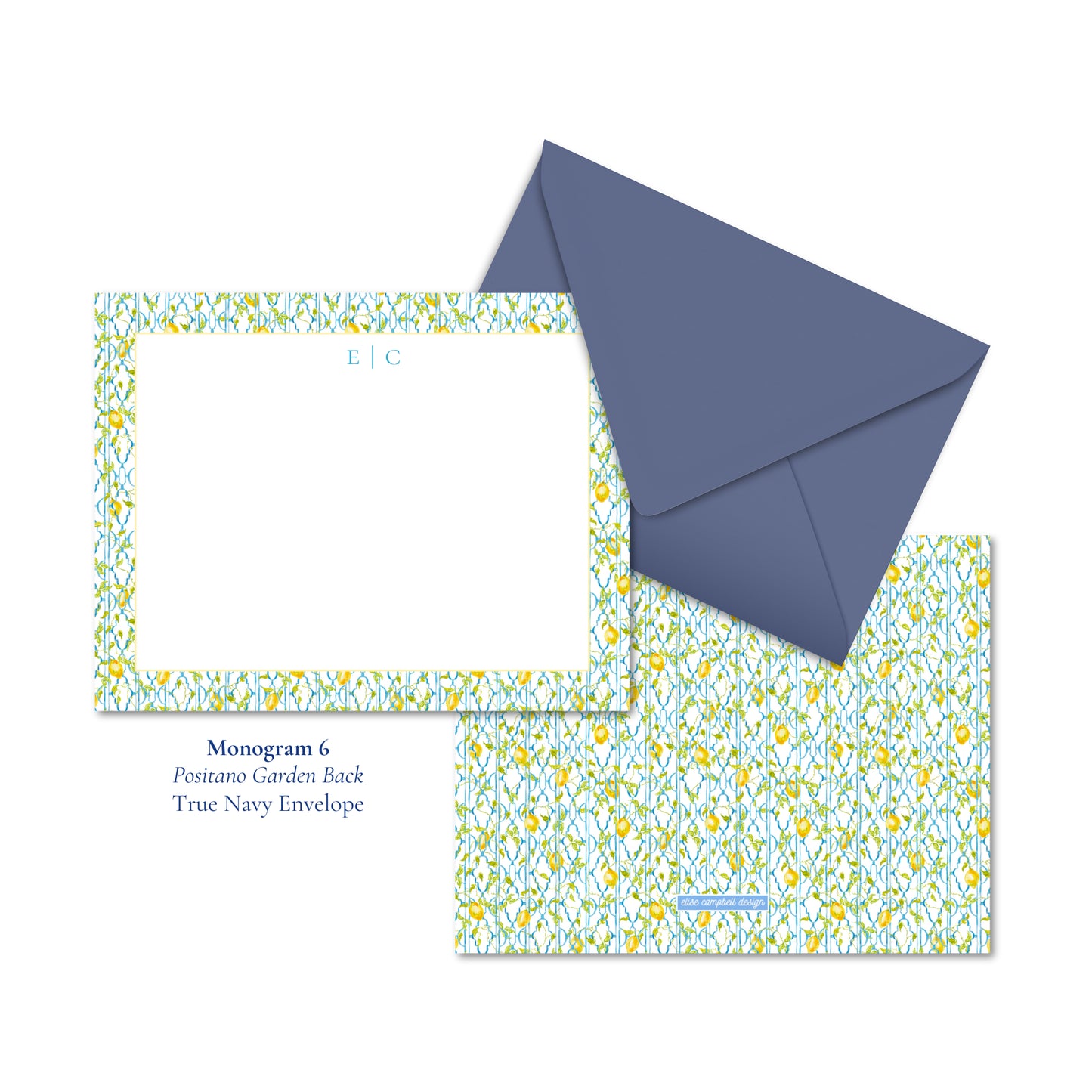Positano Garden Notecards