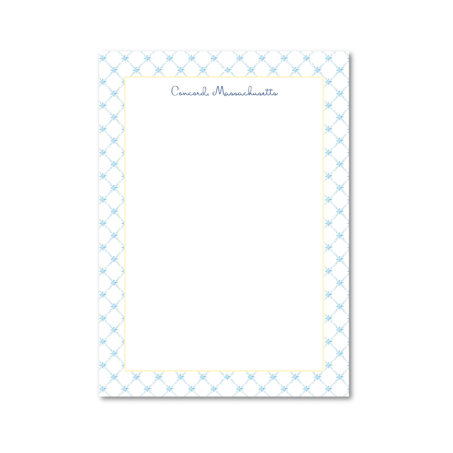 Ravello Trellis | Custom 5x7 Notepad