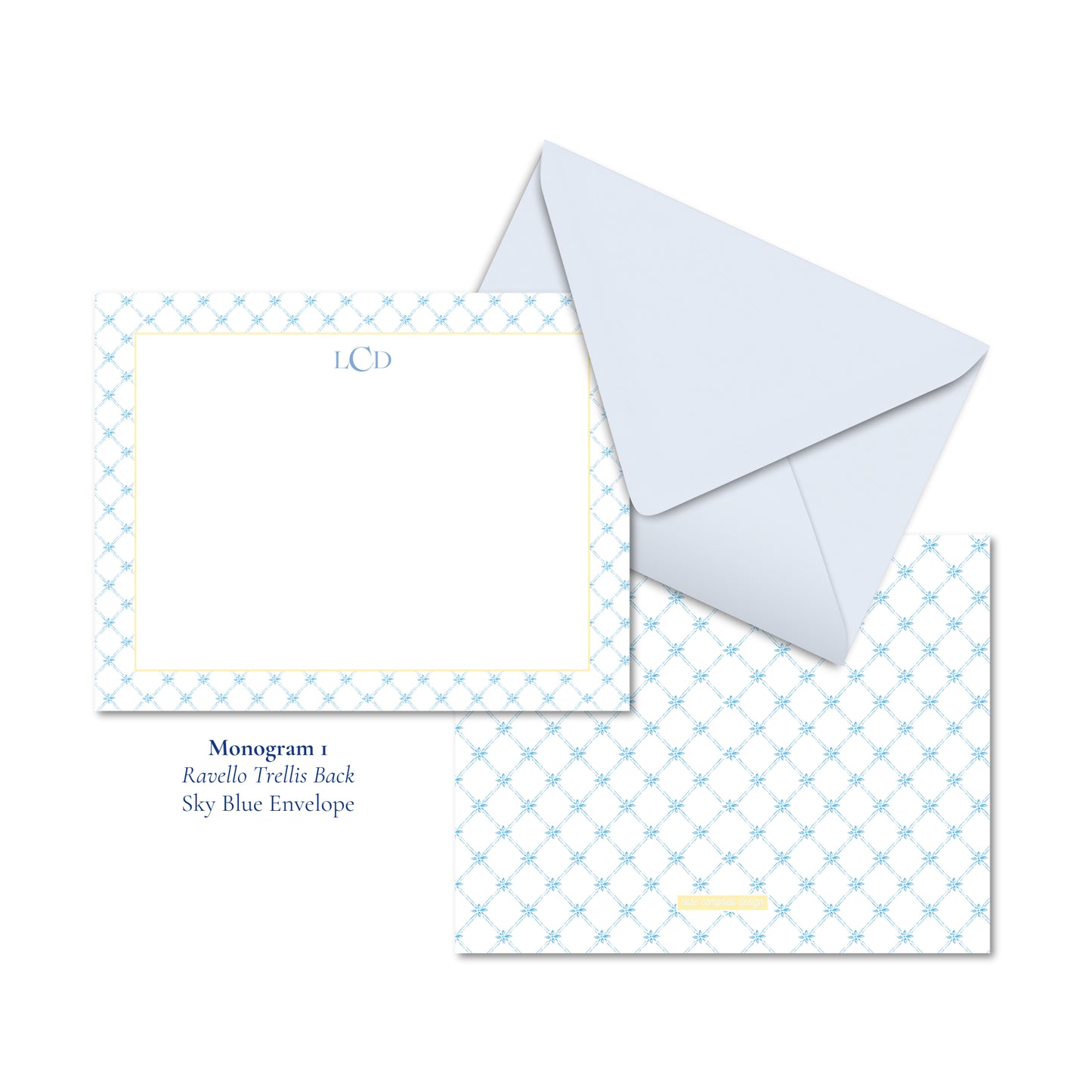 Ravello Trellis Notecards