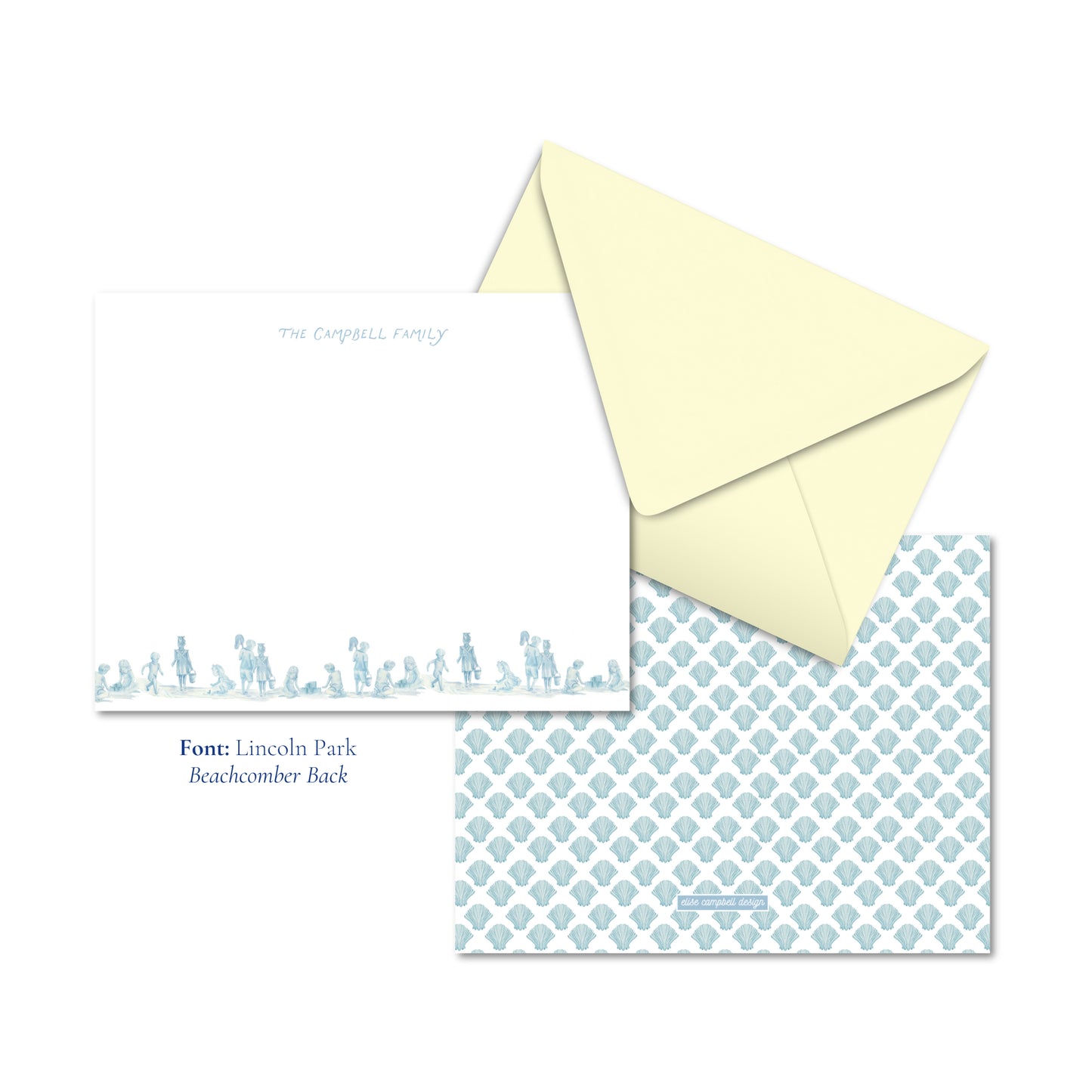 Seashore Sandcastles Notecards