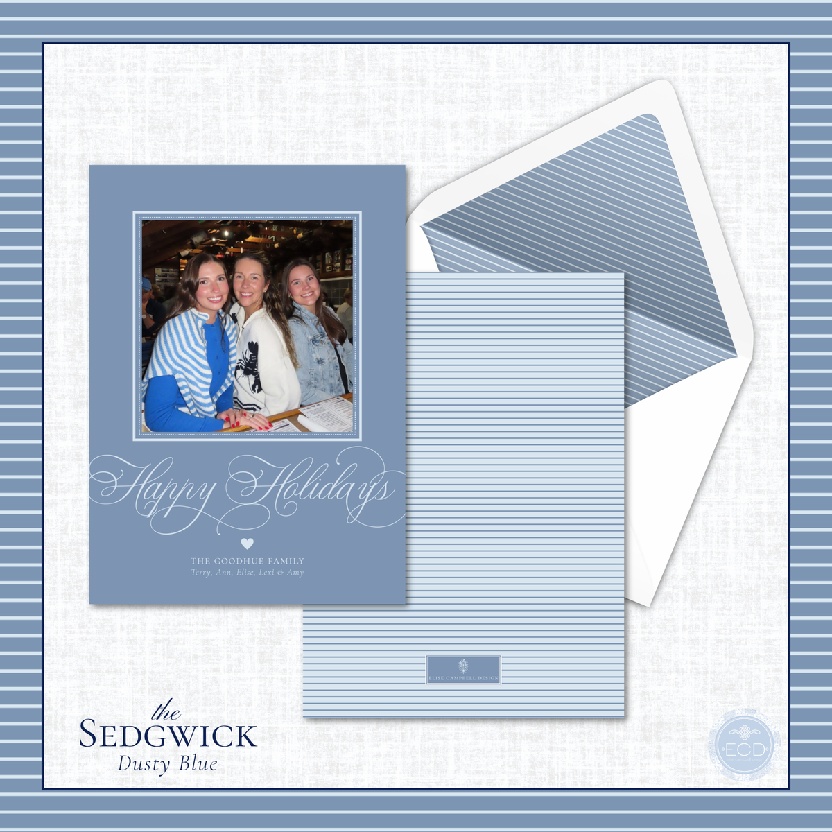 Sedgwick Holiday Card | Vertical