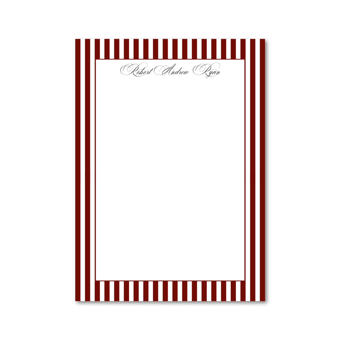 Simple Stripe | 5x7 Custom Notepads