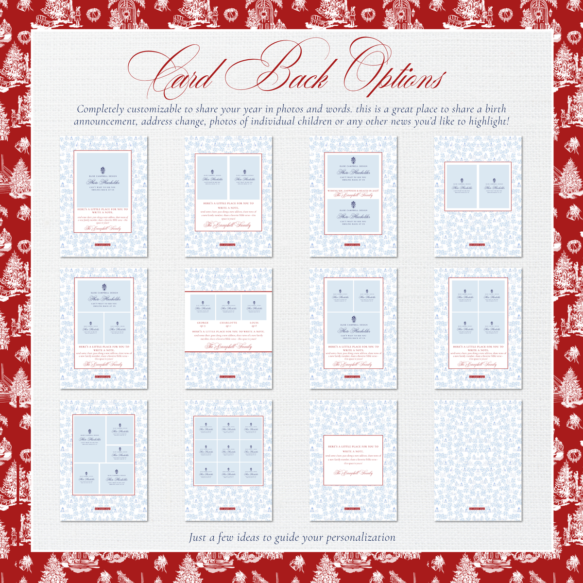 Burling Holiday Card | Vertical