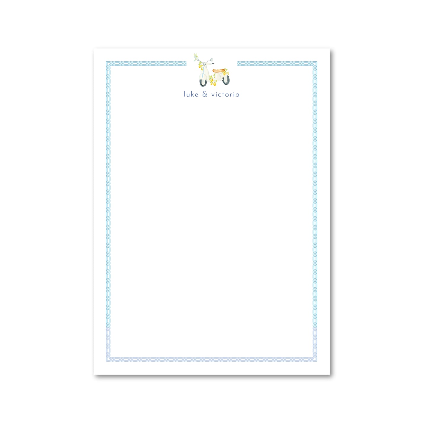 Vespa & Limoni | Custom 5x7 Notepad