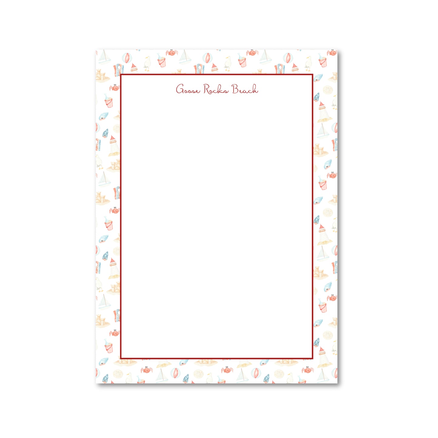 Welfleet Watercolors | Custom 5x7 Notepad