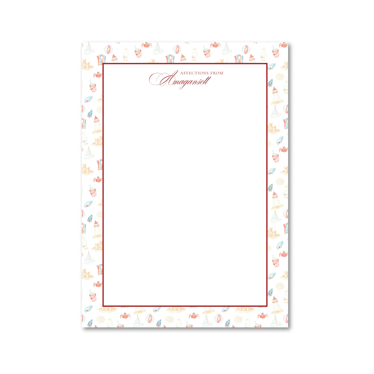 Welfleet Watercolors | Custom 5x7 Notepad