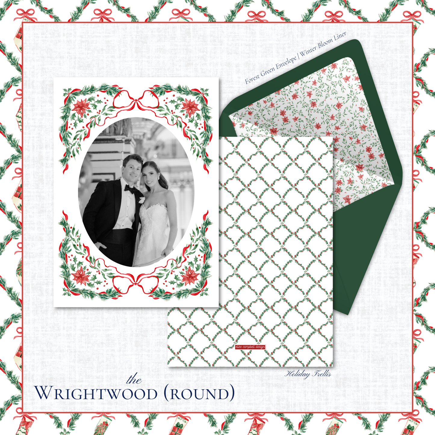 Wrightwood Holiday Card | Vertical | Round