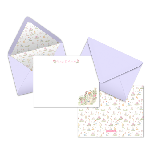Load image 1 in gallery view. Garden Gate Notecard