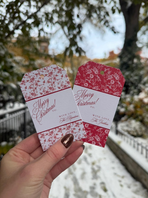 Load image 1 in gallery view. Winter Garden Gift Tags