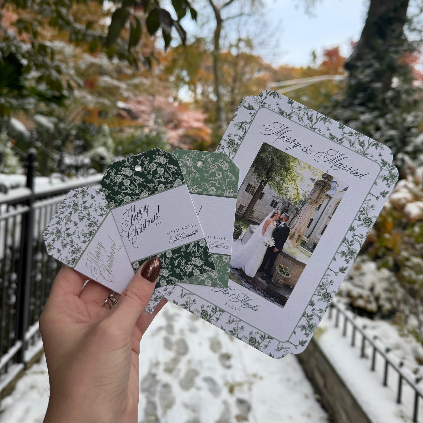 Altgeld Holiday Card | Vertical | Evergreen