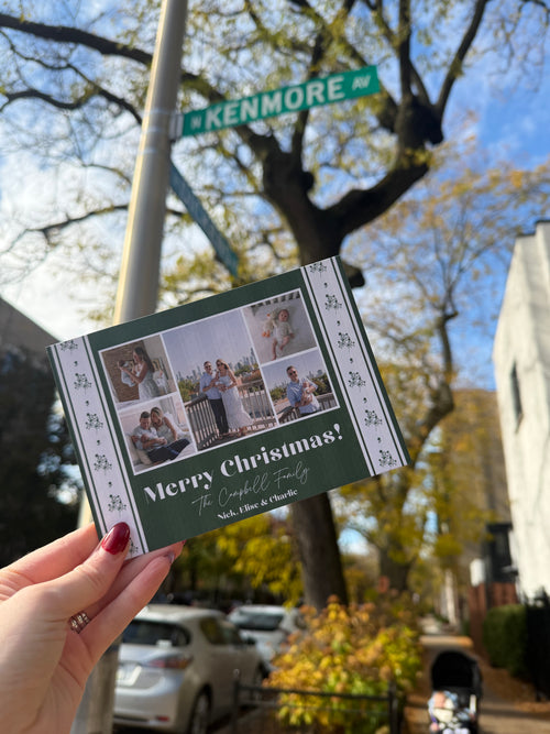 Load image 1 in gallery view. Kenmore Holiday Card | Horizontal | Evergreen