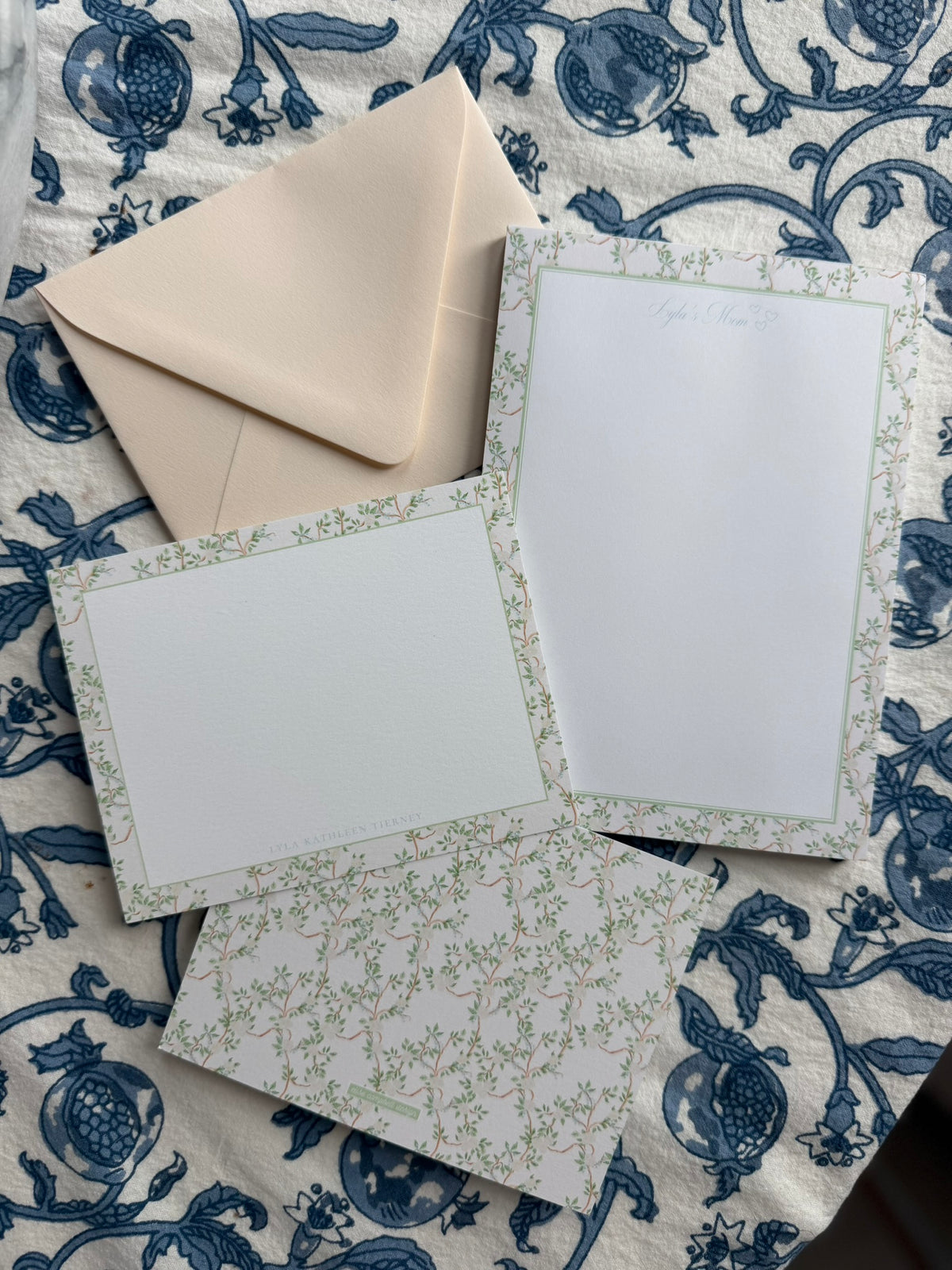 Chinoiserie Blossoms Notecards
