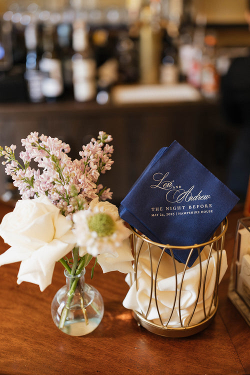 Load image 1 in gallery view. Custom Cocktail Napkins