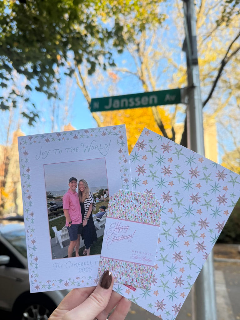 Aurora Noël Gift Tag - Traditional