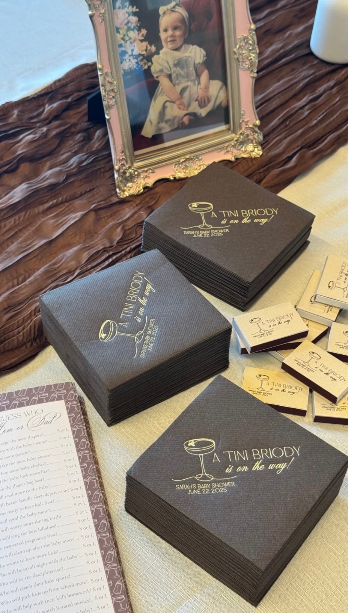 Custom Cocktail Napkins